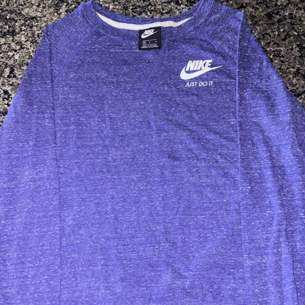 Nike Purple Long Sleeve Shirt Womens Medium